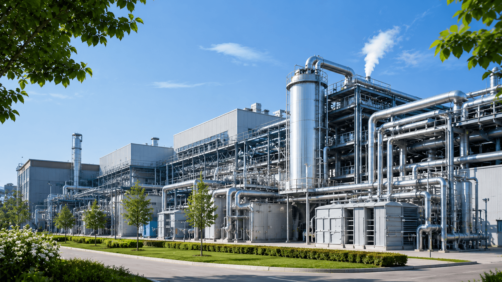 Energie- und ressourceneffiziente Industrieanlage